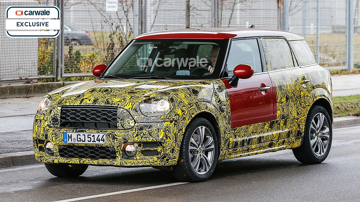 2017 Mini Countryman spied in Europe - CarWale