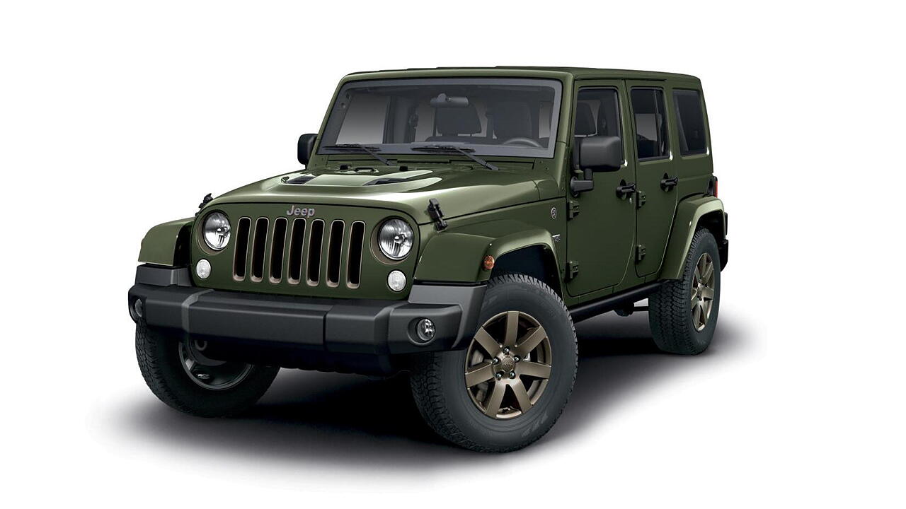 UK-bound 75th Anniversary Jeep Wrangler details revealed - CarWale