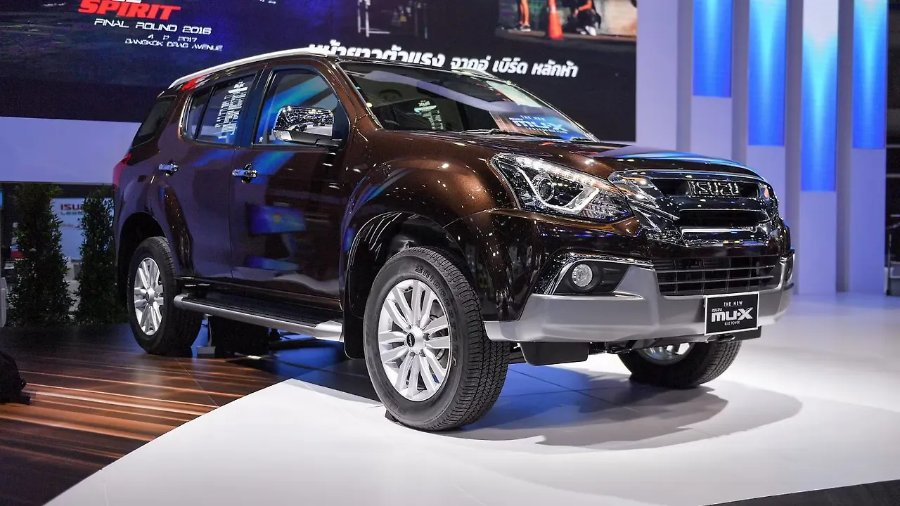 muuuuページ India-bound Isuzu MU-X facelift showcased at Bangkok Motor Show