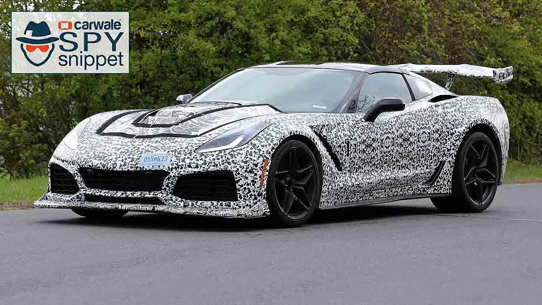 Chevrolet Corvette ZR1 spied for the first time - CarWale