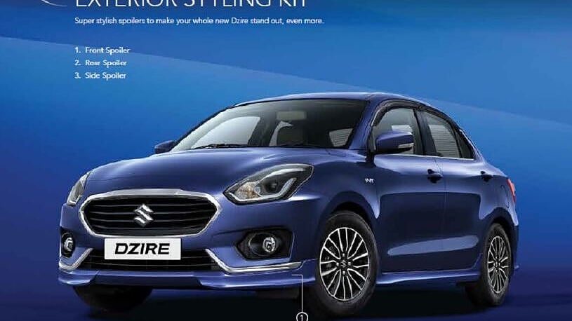 Swift dzire 2017 deals accessories