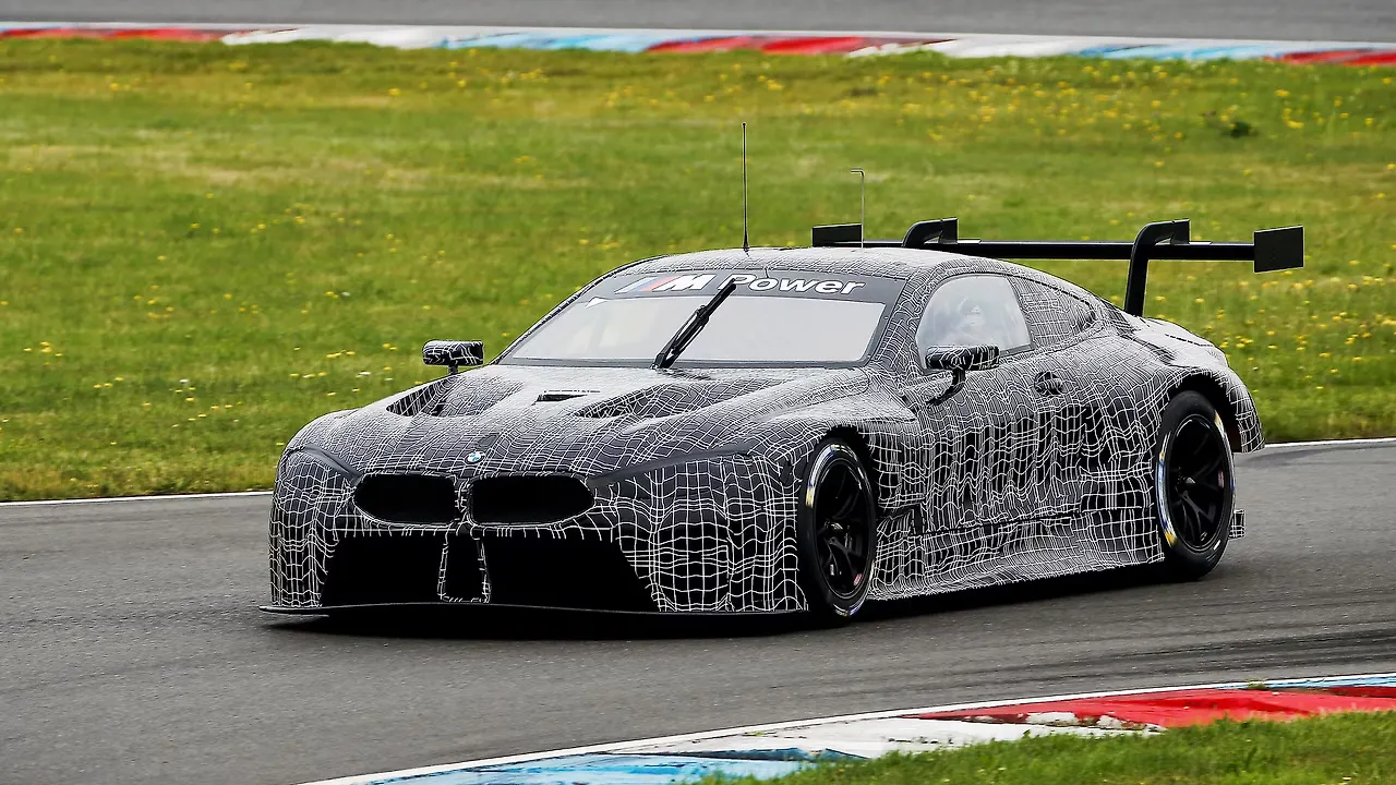 BMW gives a glimpse of the new M8 GTE - CarWale