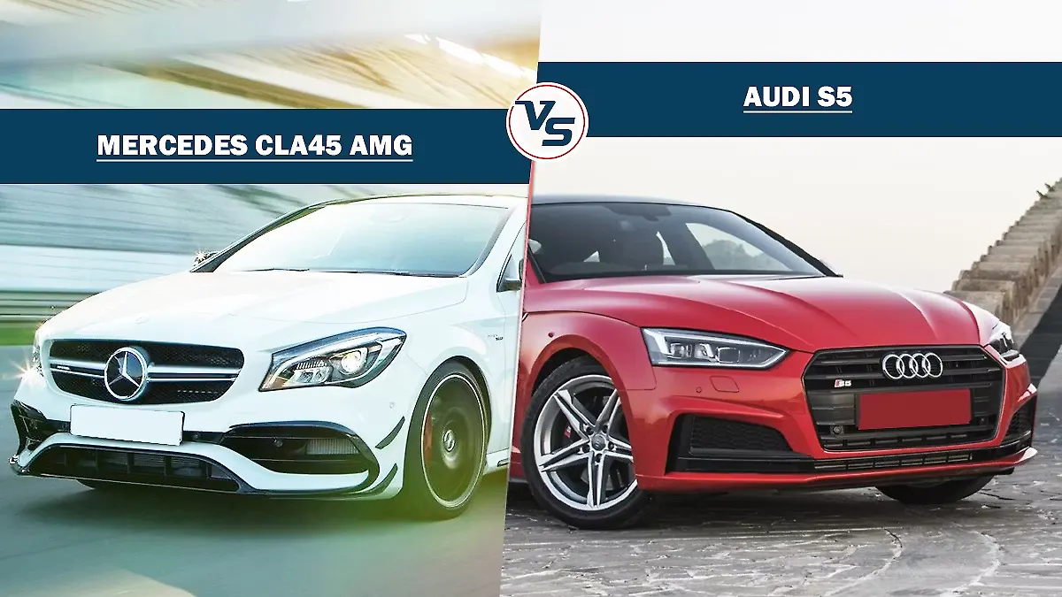 Spec Comparison Mercedes Benz Cla45 Amg Vs Audi S5 Carwale