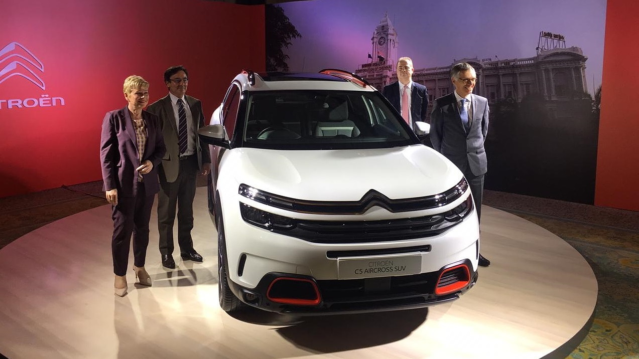 Citroen C5 Aircross officially revealed in India - CarWale