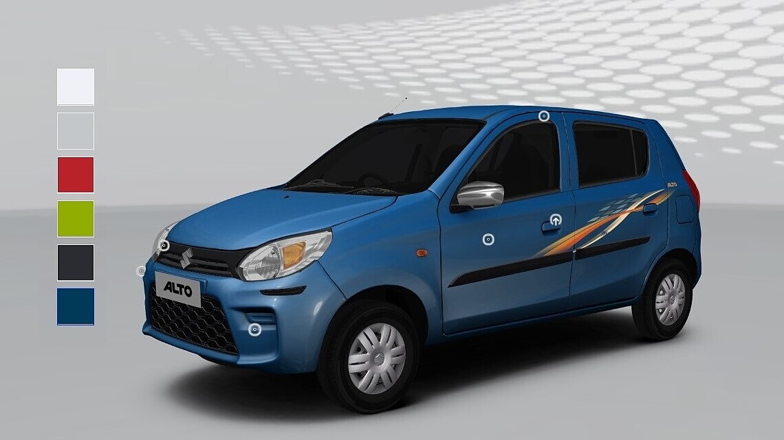 Maruti alto 800 lxi deals accessories price list