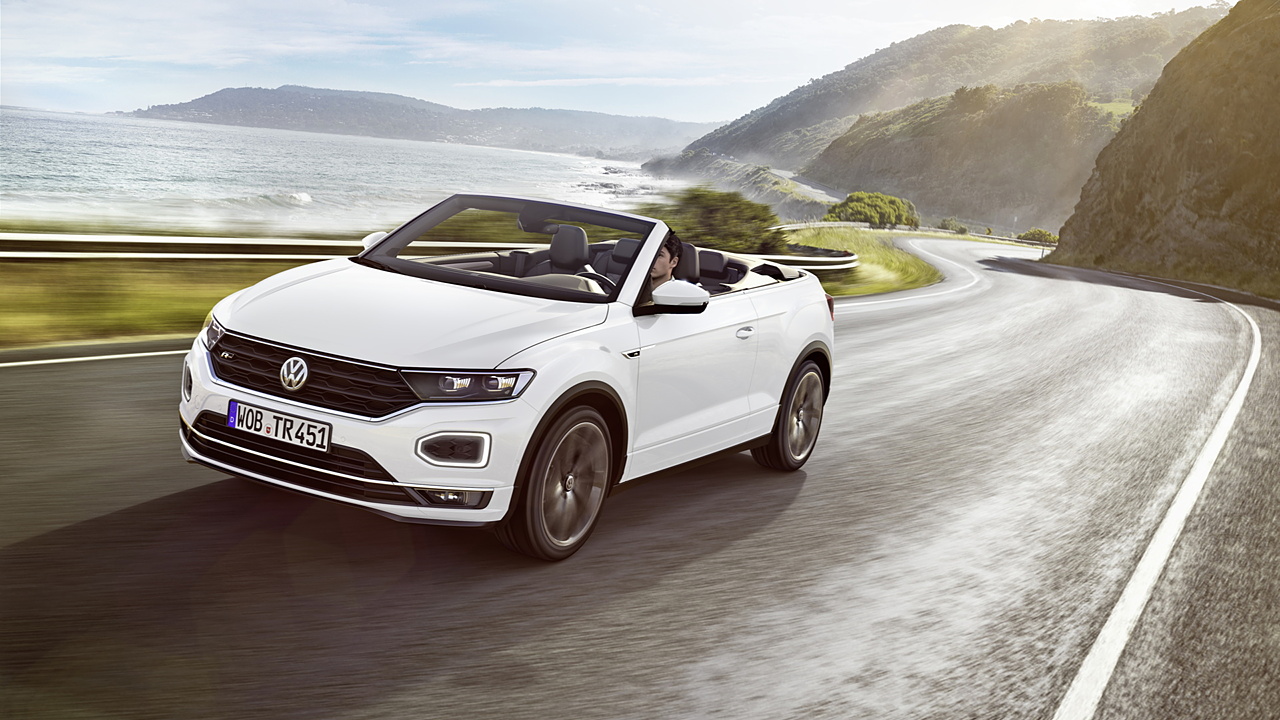 Volkswagen T-Roc Cabriolet revealed: Now in Pictures - CarWale