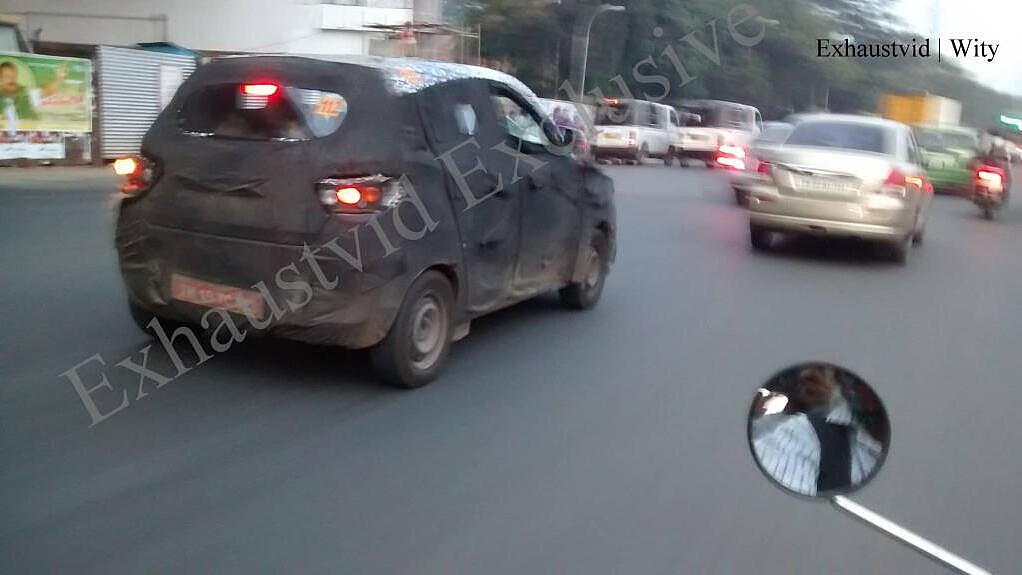 Mahindra S101 spied on test again - CarWale