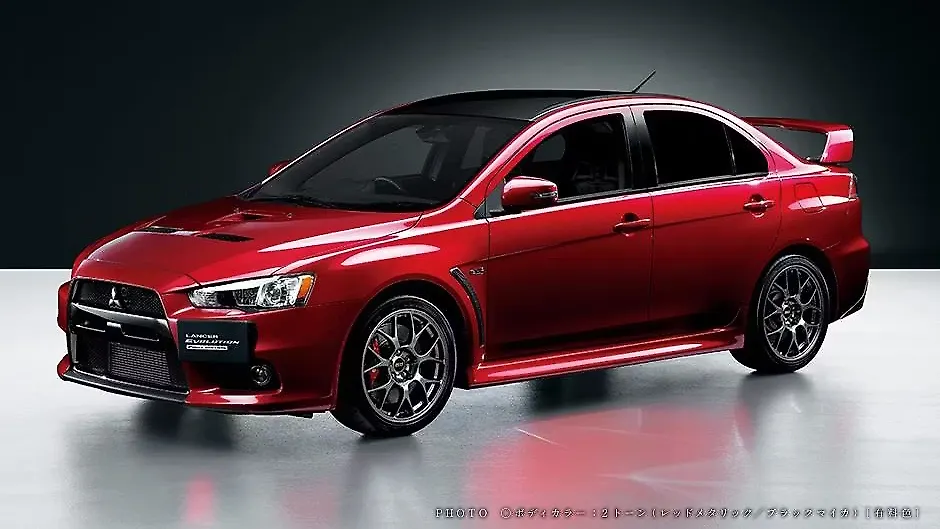 LANCER EVOLUTION ファイナルエディション Mitsubishi Lancer Evolution Final Edition bookings open in Japan