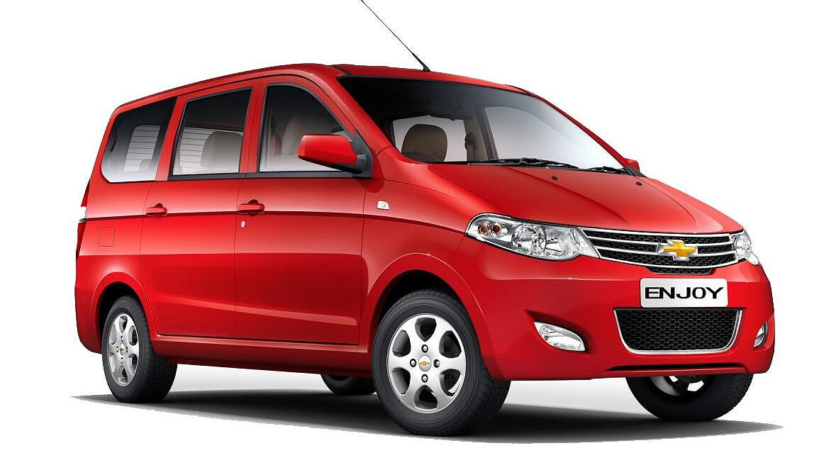 Chevrolet Enjoy price (GST Rates) in Chennai - ₹ 6.3 Lakhs to ₹ 7.3 Lakhs - CarWale