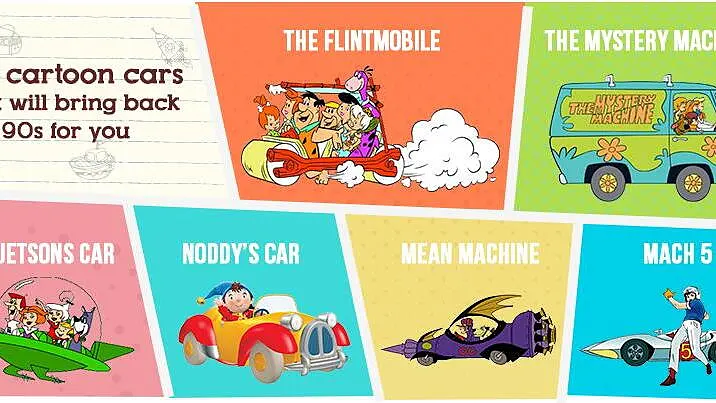 Six cartoon cars that will bring back the 90s for you - CarWale Six cartoon cars that will bring back the 90s for you - CarWale