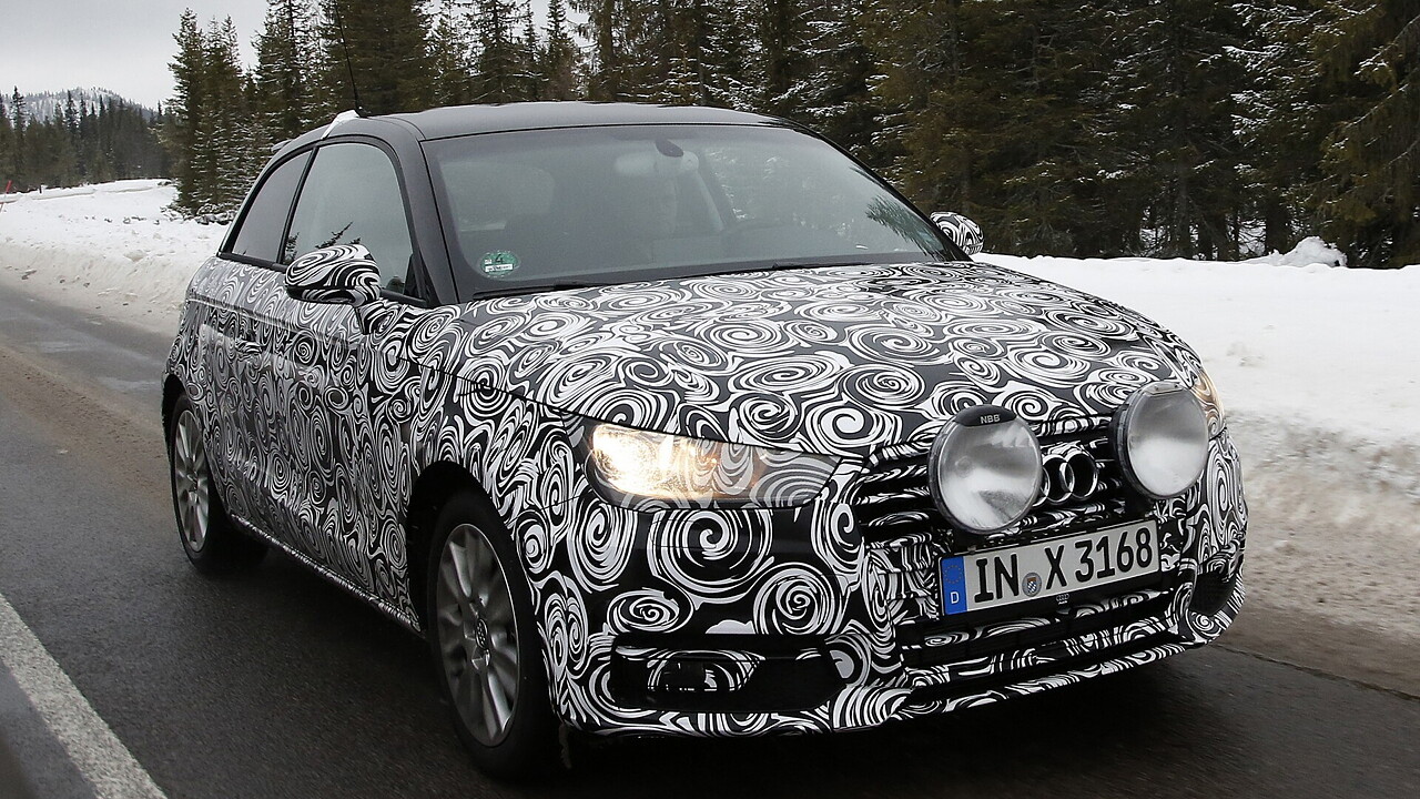 2014 Audi A1 facelift spied - CarWale