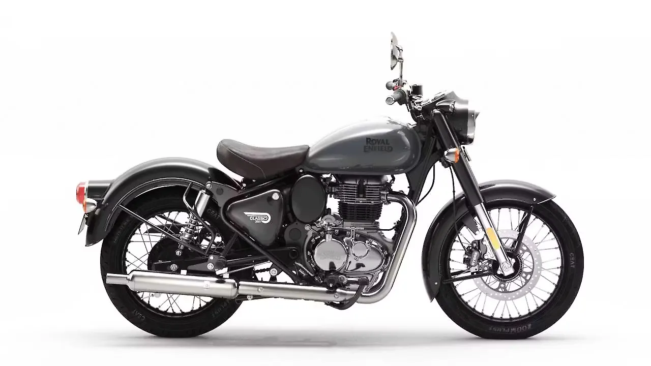 royal enfield classic 350 gunmetal grey leg guard