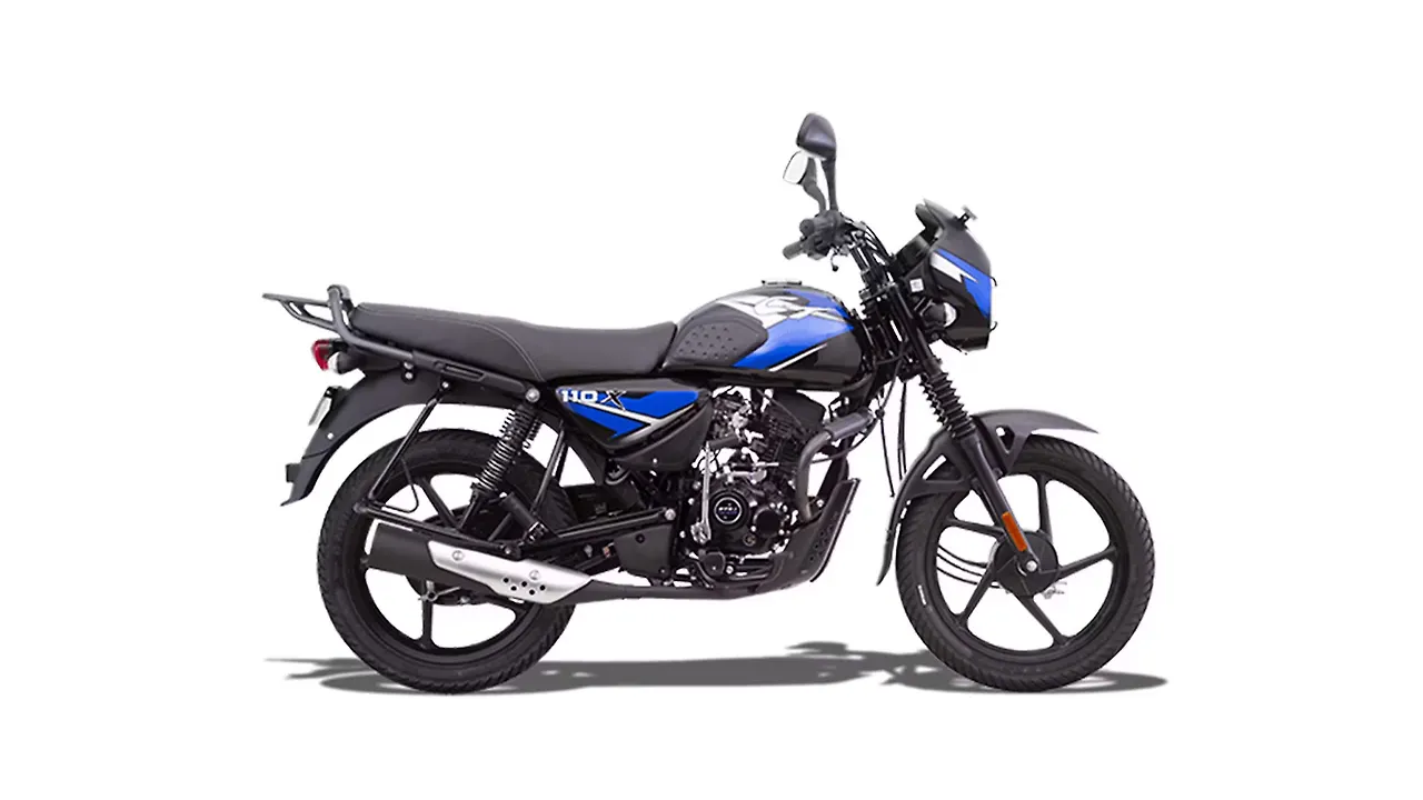 Bajaj CT 110 — Ebony Black - Blue