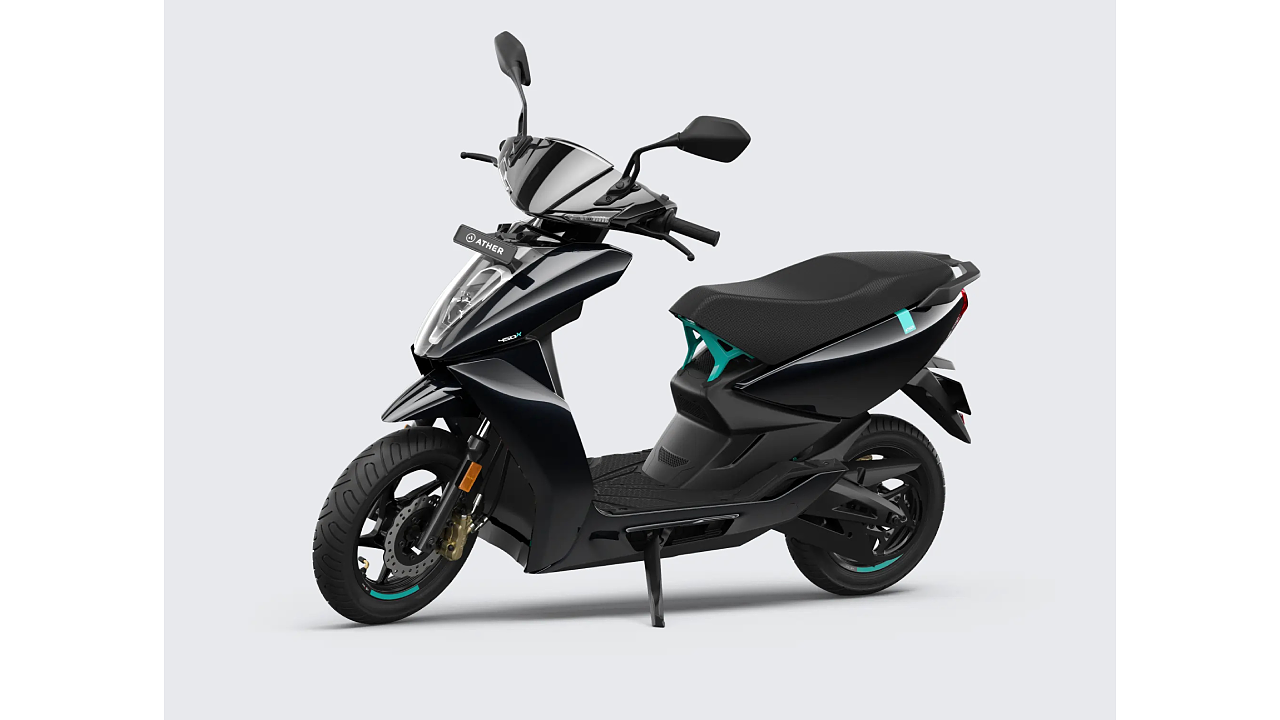 Ather 450X Gen 3 Cosmic Black Colour, All 450X Gen 3 Colour Images ...