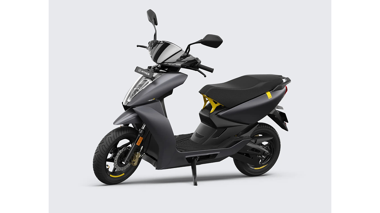 Ather 450X Gen 3 Lunar Grey Colour, All 450X Gen 3 Colour Images - BikeWale