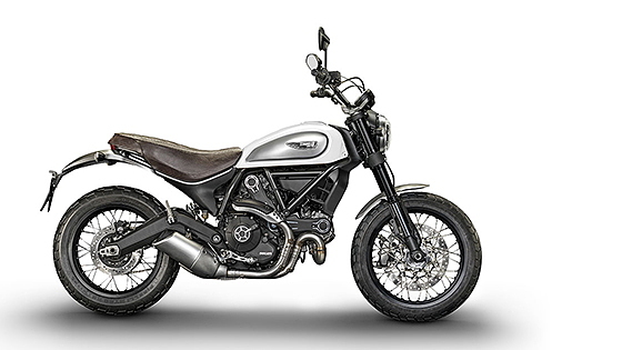 Ducati store scrambler white