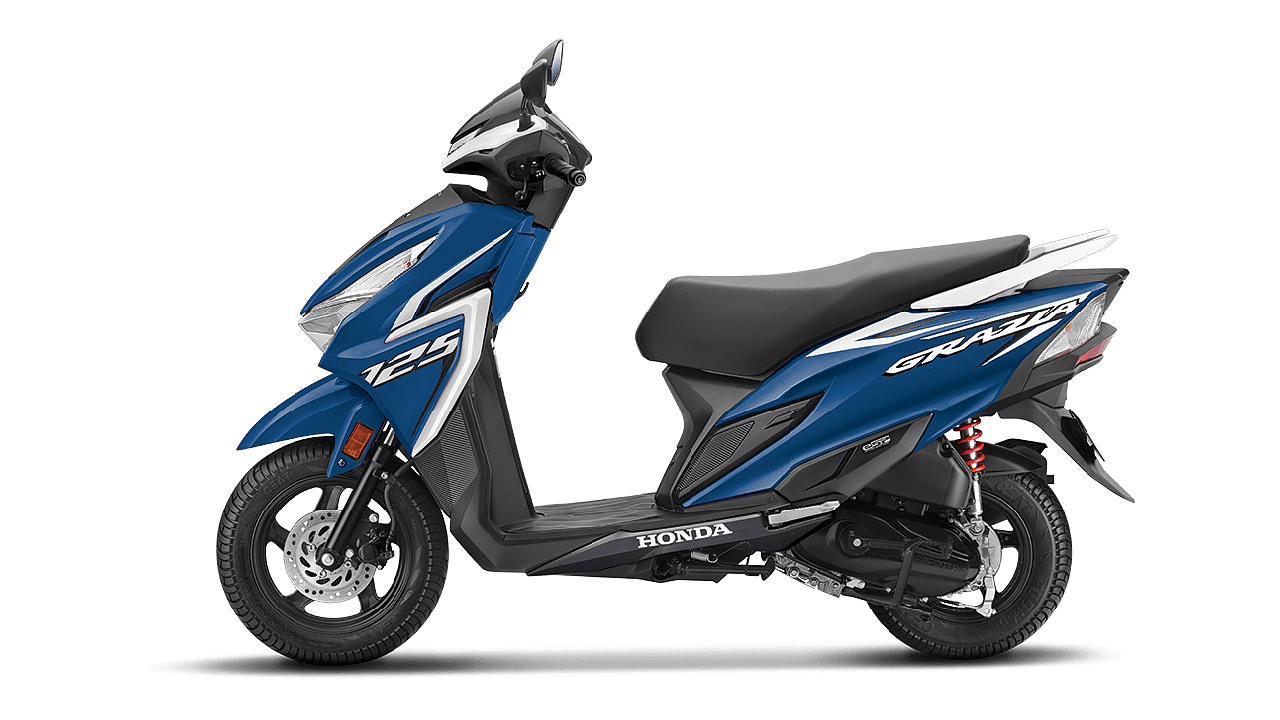 Honda Grazia Mat Marvel Blue Metallic Colour, All Grazia Colour Images ...