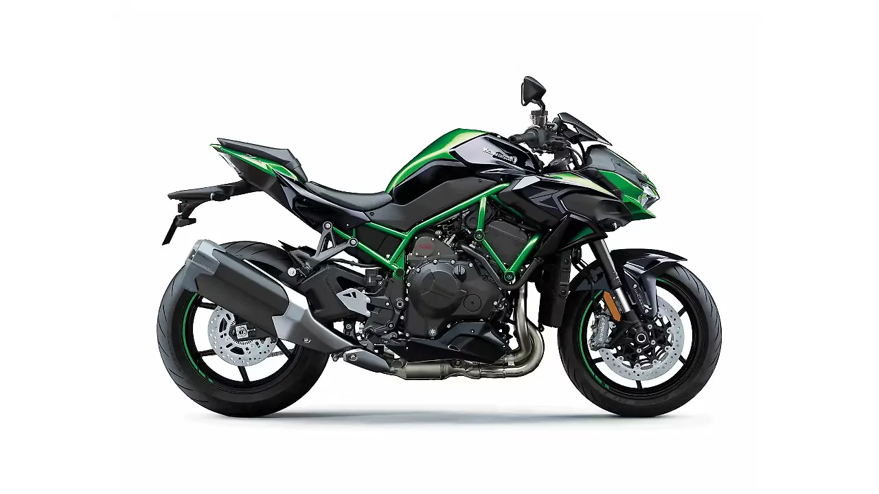 Kawasaki Z H2 Metallic Diablo Black / Golden Blazed Green (Std) Colour