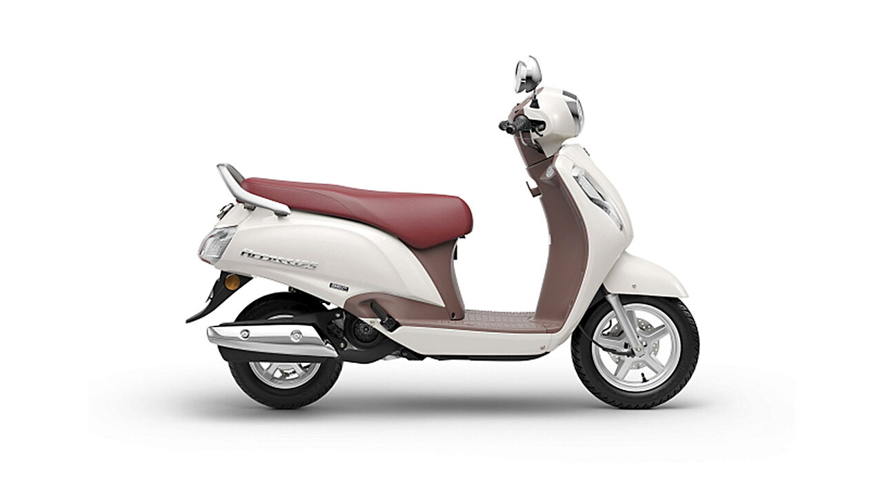 Suzuki Access 125 Pearl Mirage White BT Colour, All Access 125 Colour ...