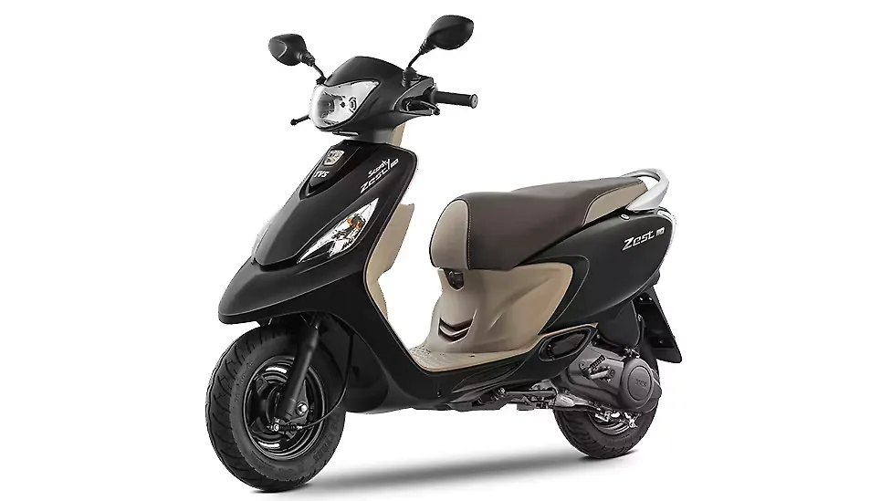 TVS Scooty Zest 110 Matte Black Colour, All Scooty Zest 110 Colour