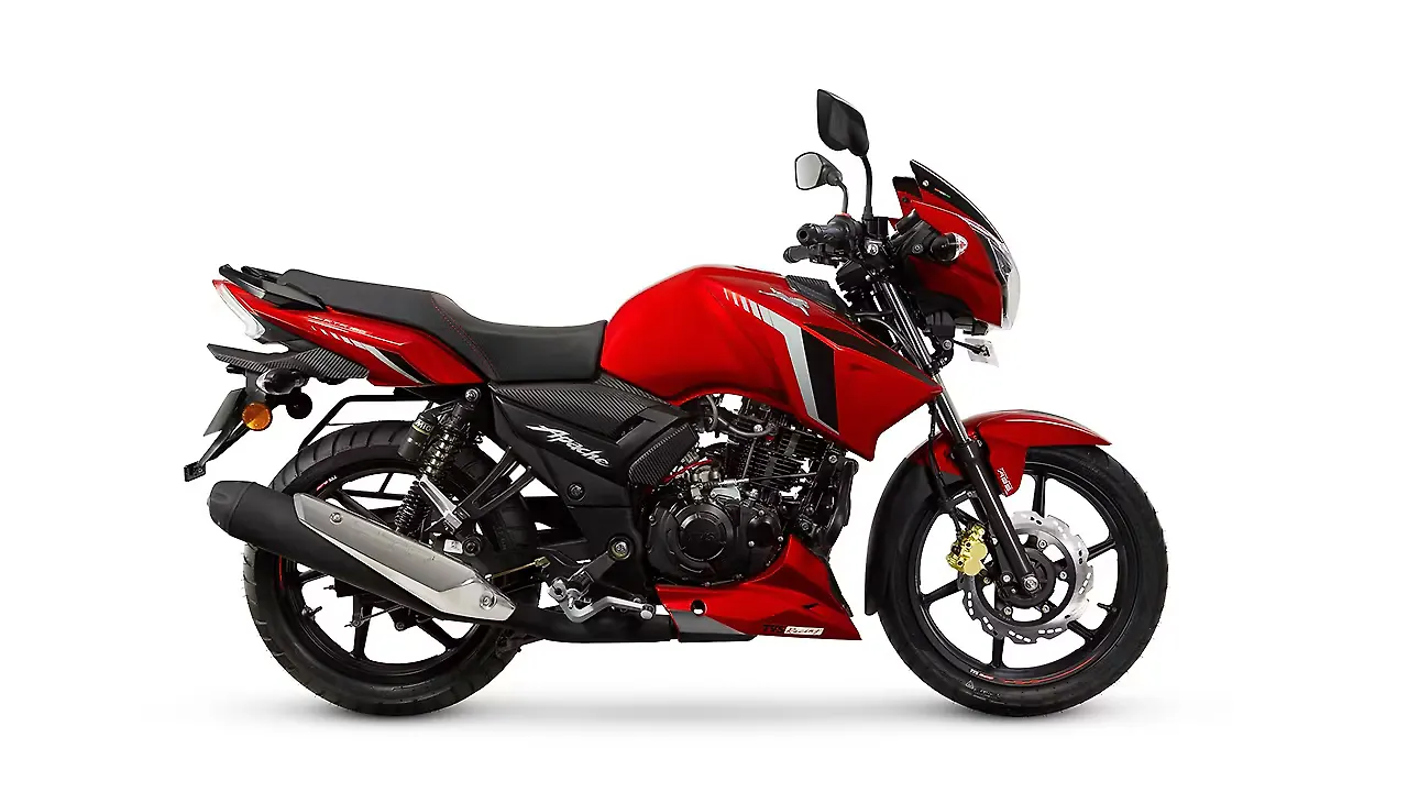 Tvs Apache Rtr 160 Gloss Black Colour Apache Rtr 160 Colours In India Bikewale