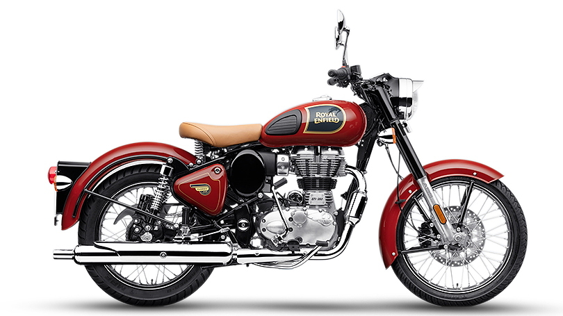 Royal enfield classic 350 red on shop road price