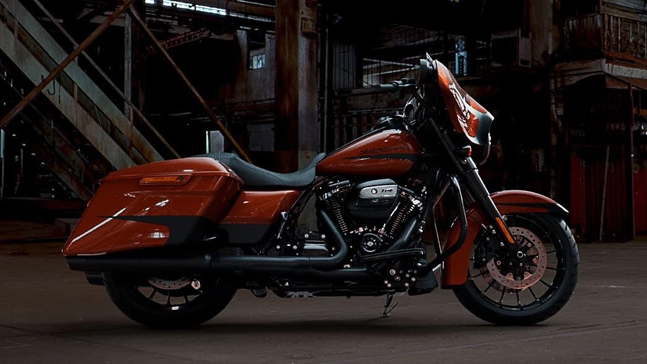 Wicked red denim street glide online