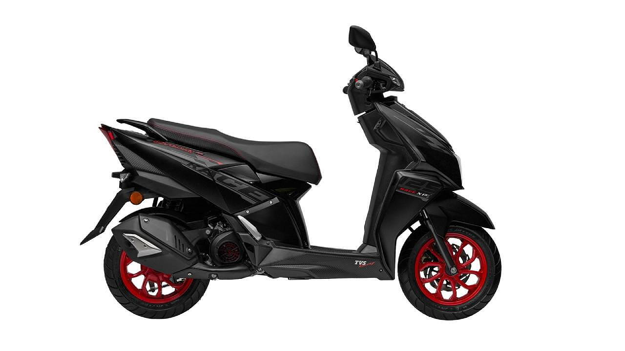 Tvs scooty on road price sale