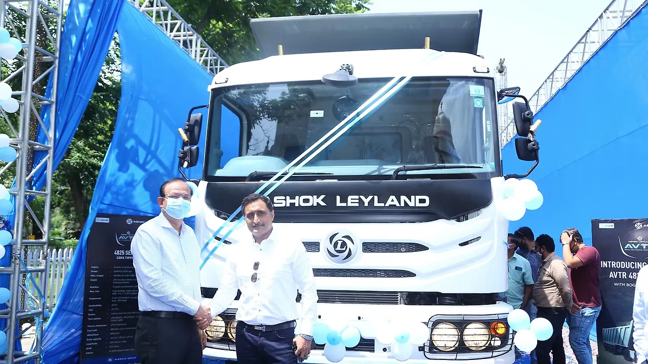 Ashok Leyland Brings Patented Dual Tyre Lift Axle On AVTR 4825