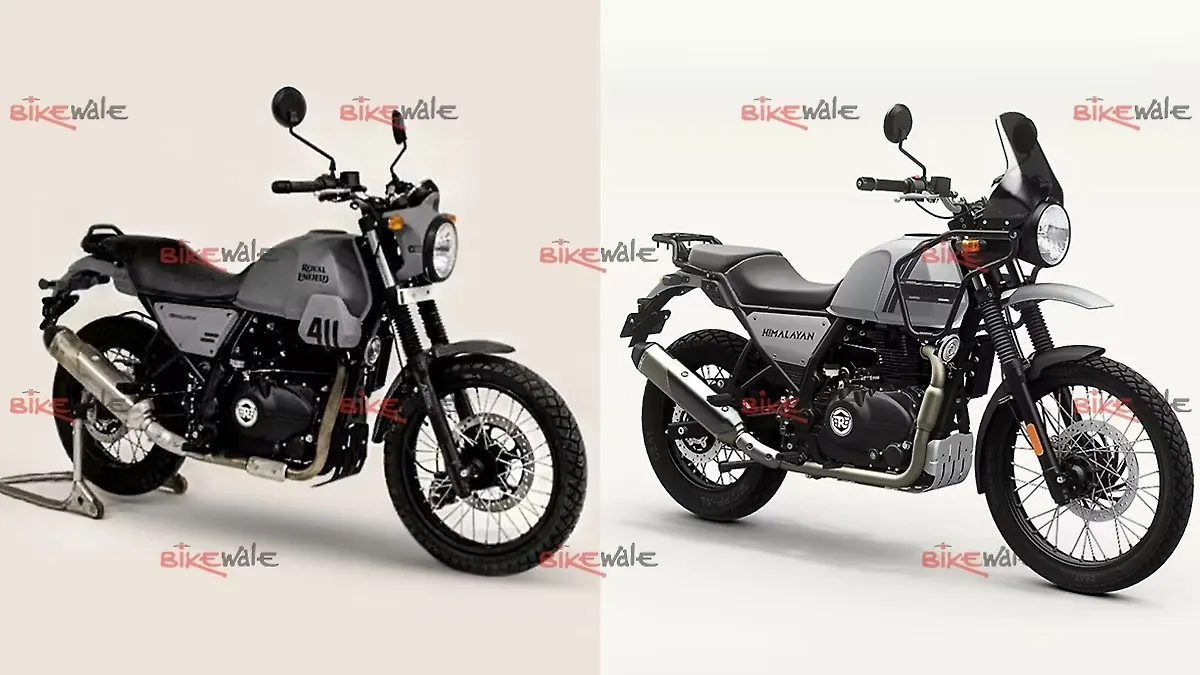Royal Enfield Himalayan-based Scram 411 spotted testing again Royal Enfield Himalayan-based Scram 411 spotted testing again