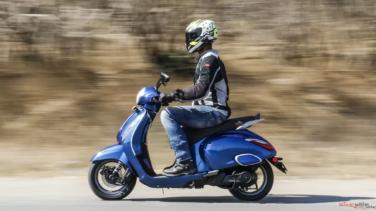 Bajaj's upcoming electric scooter spied on testing again Bajaj’s upcoming electric scooter spied on testing again