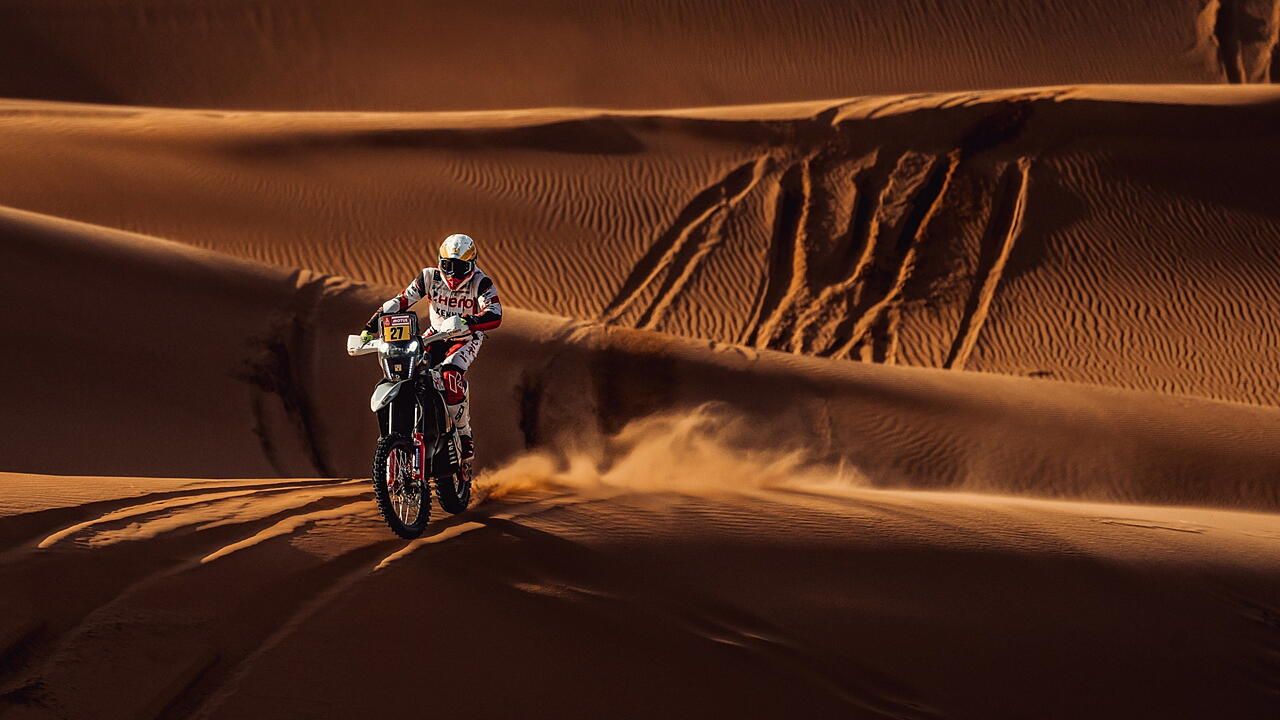 Dakar 2022: Sherco Factory and Hero MotoSports take top-10 positions in stage 7