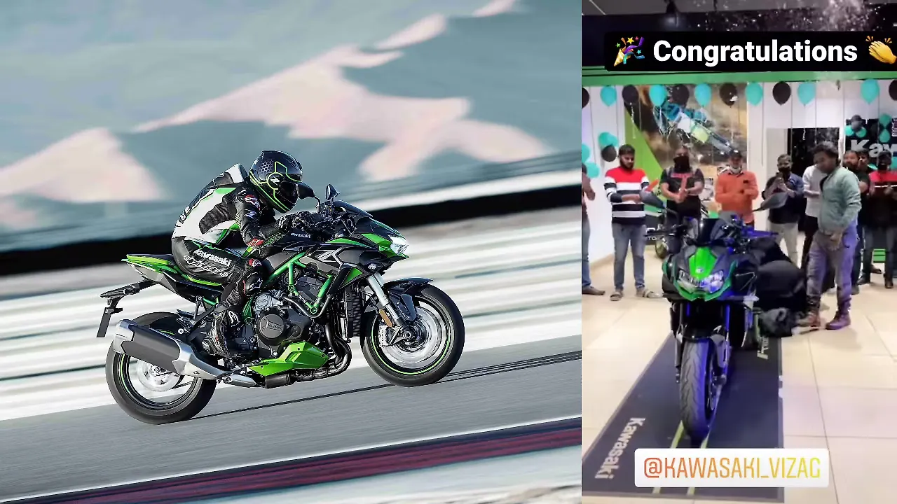 India’s first Kawasaki Z H2 supercharged roadster delivered India’s first Kawasaki Z H2 supercharged roadster delivered