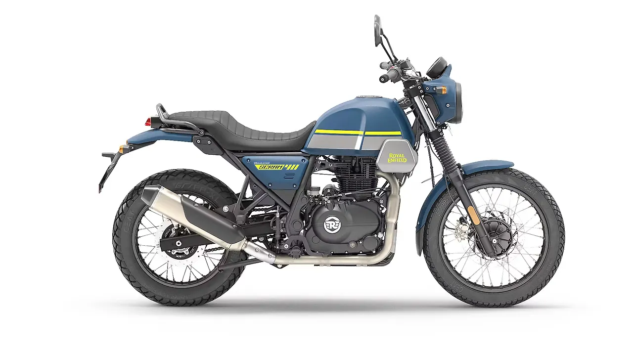 Royal Enfield Scram 411 available in seven colour options - BikeWale