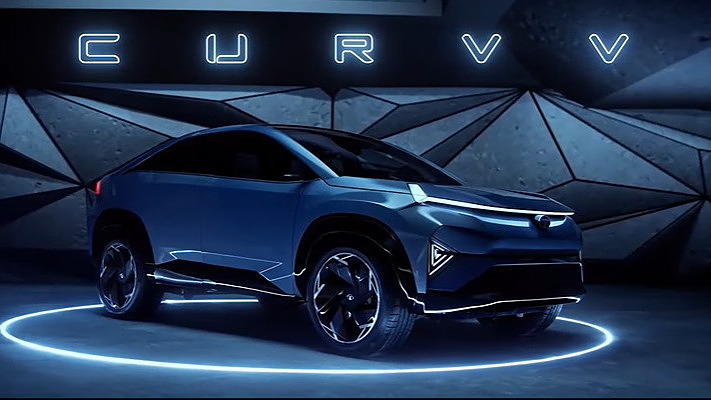 New Tata Curvv electric SUV concept breaks cover - CarWale