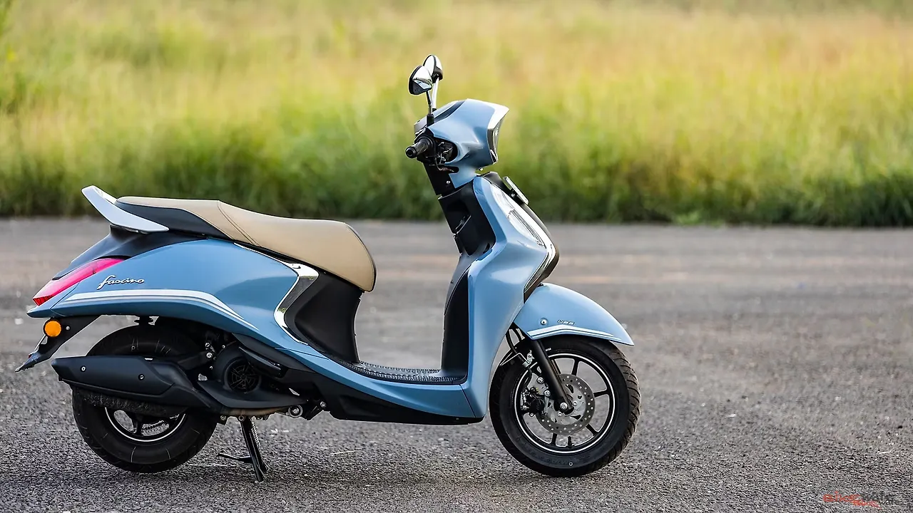 Yamaha Fascino 125 new colour option spied; to be launched soon Yamaha Fascino 125 new colour option spied; to be launched soon