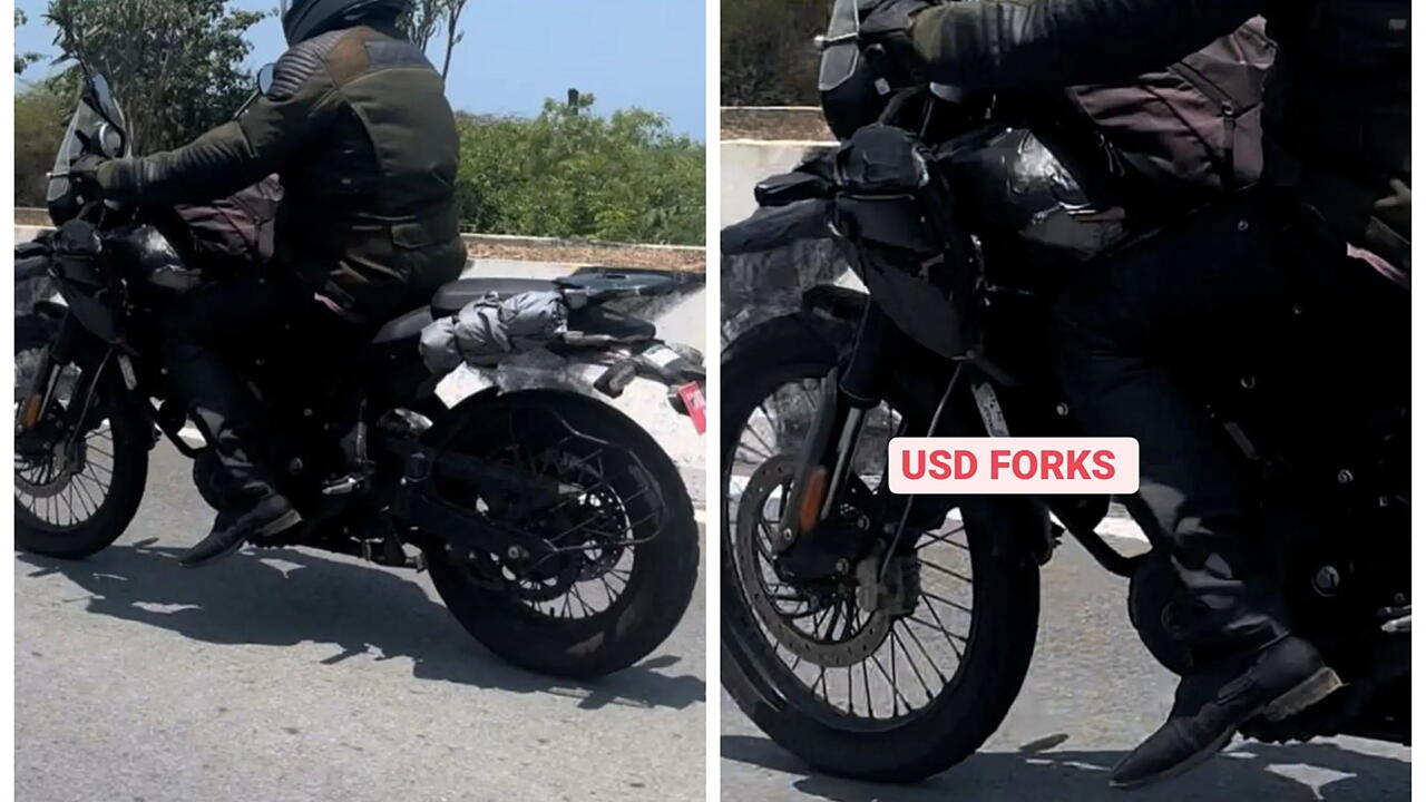 Royal Enfield Himalayan 450 spotted on test!