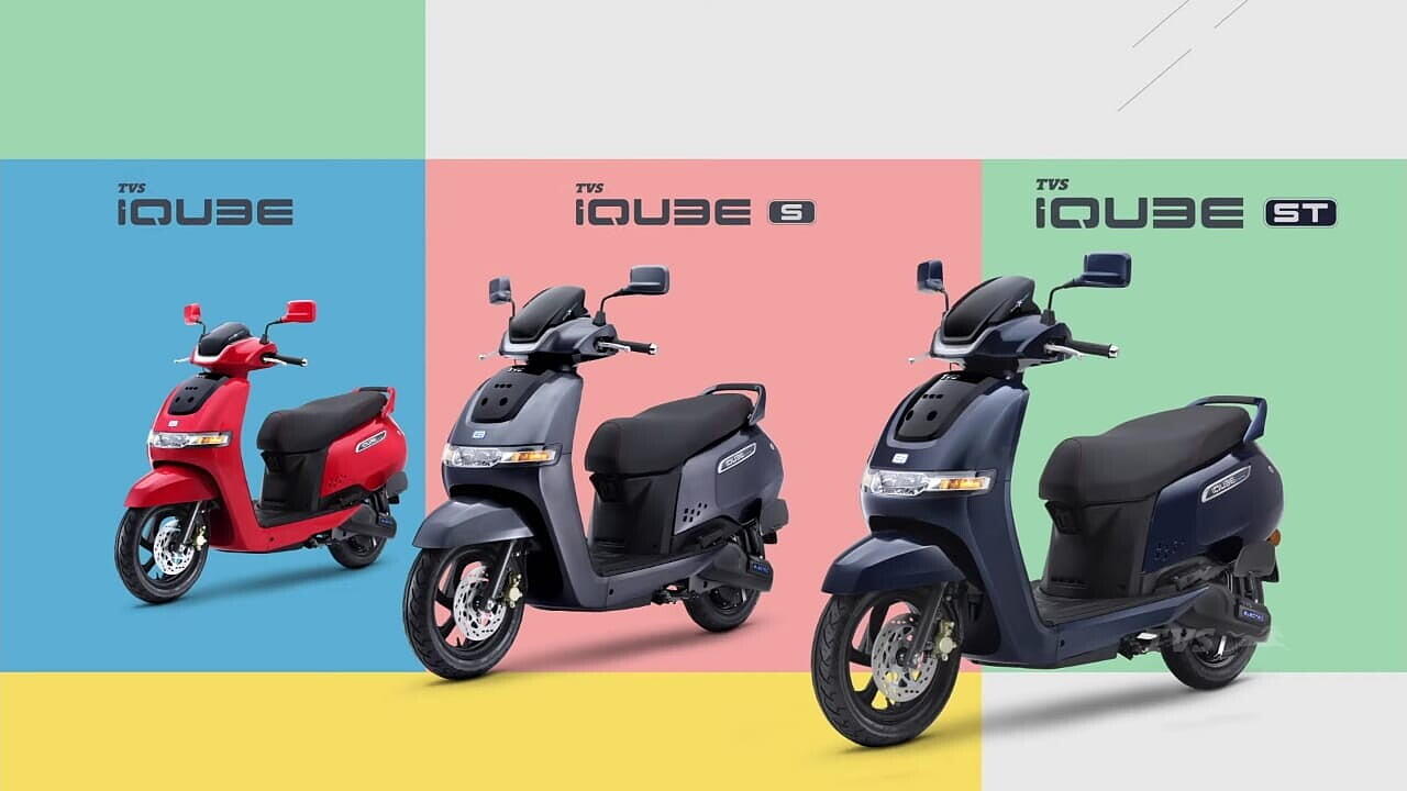 TVS launches iQube, iQube S and iQube ST in India at Rs 98,564 onwards