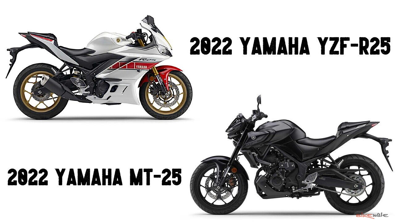 2022 Yamaha MT-25 and YZF-R25 launched overseas, India bound?