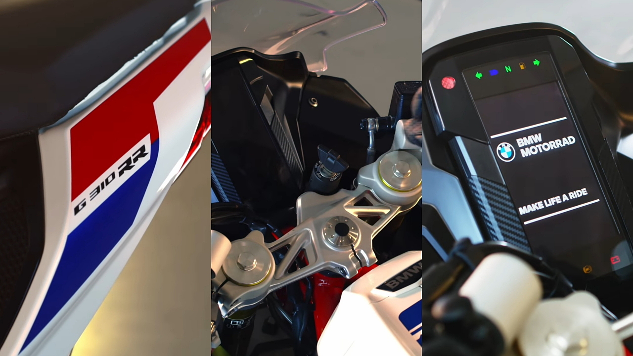 Latest Teaser Reveals BMW G310 RR’s Instrument Cluster - BikeWale