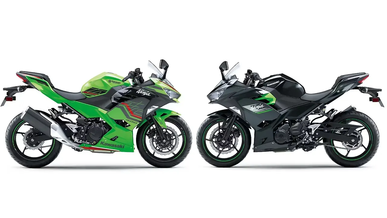 MY23 Kawasaki Ninja 400 available in two colours MY23 Kawasaki Ninja 400 available in two colours