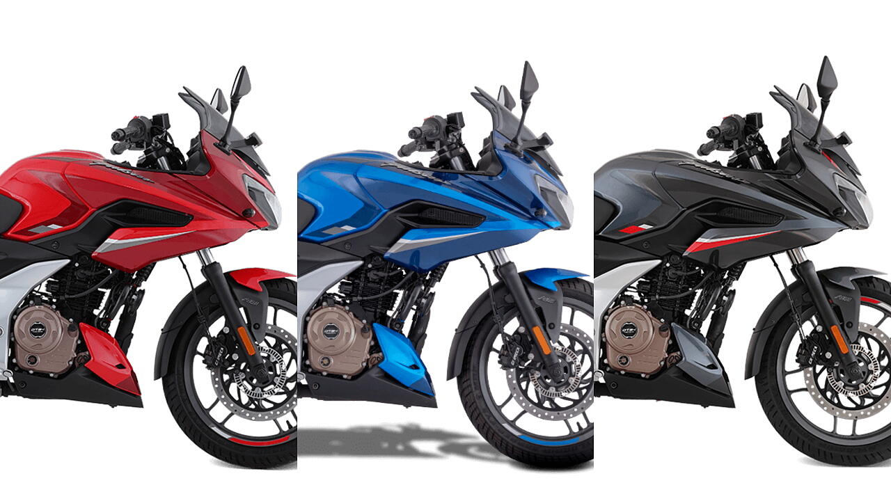 Bajaj Pulsar N250 and F250 available in four paint themes
