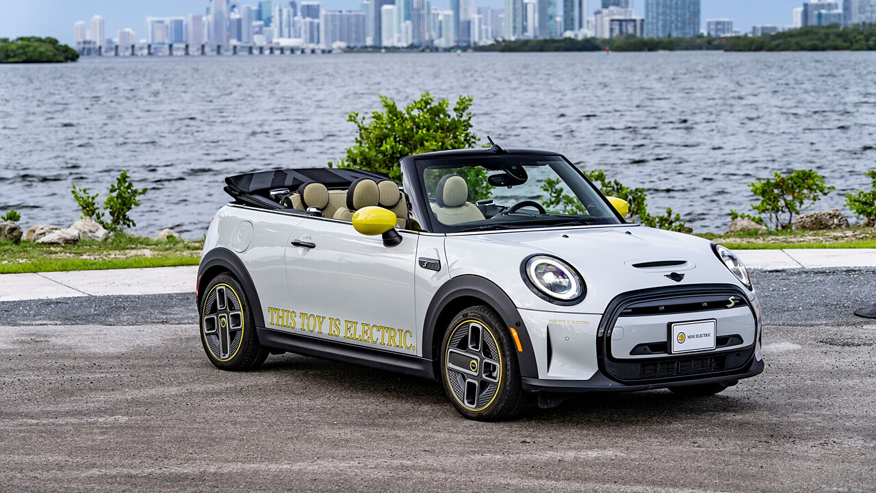Mini Cooper SE Convertible previewed in production-ready guise - CarWale