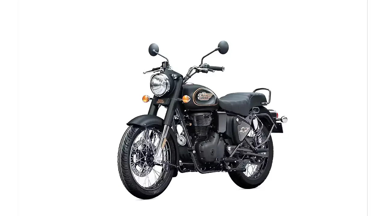 Bullet 350 left front three quarter