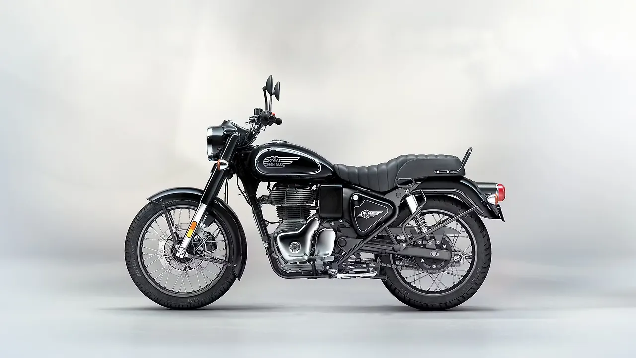 Bullet 350 left side view