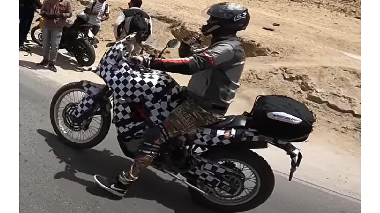Upcoming 300cc Hero ADV and sportsbike spotted testing in India!