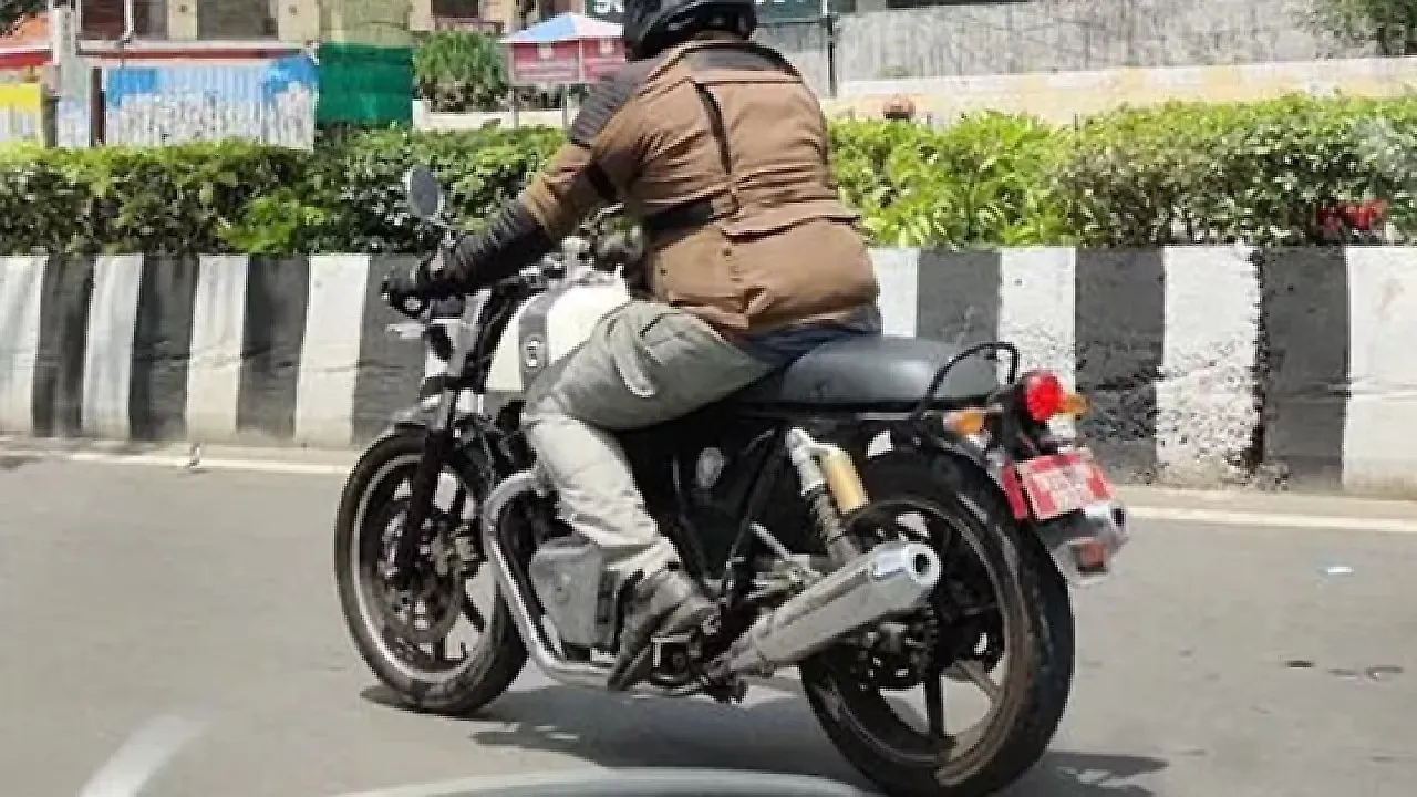 Royal Enfield Continental GT 650 spotted testing with alloy wheels Royal Enfield Continental GT 650 spotted testing with alloy wheels