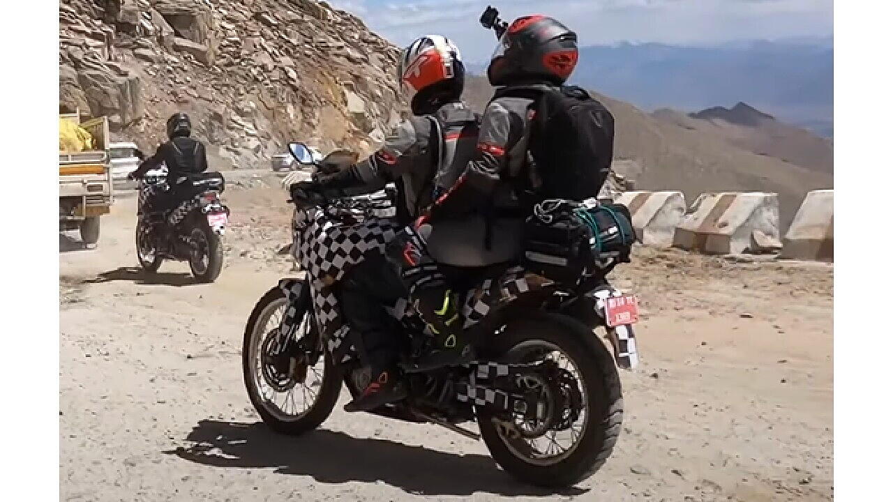 Hero’s Himalayan rivaling 300cc ADV spotted testing again