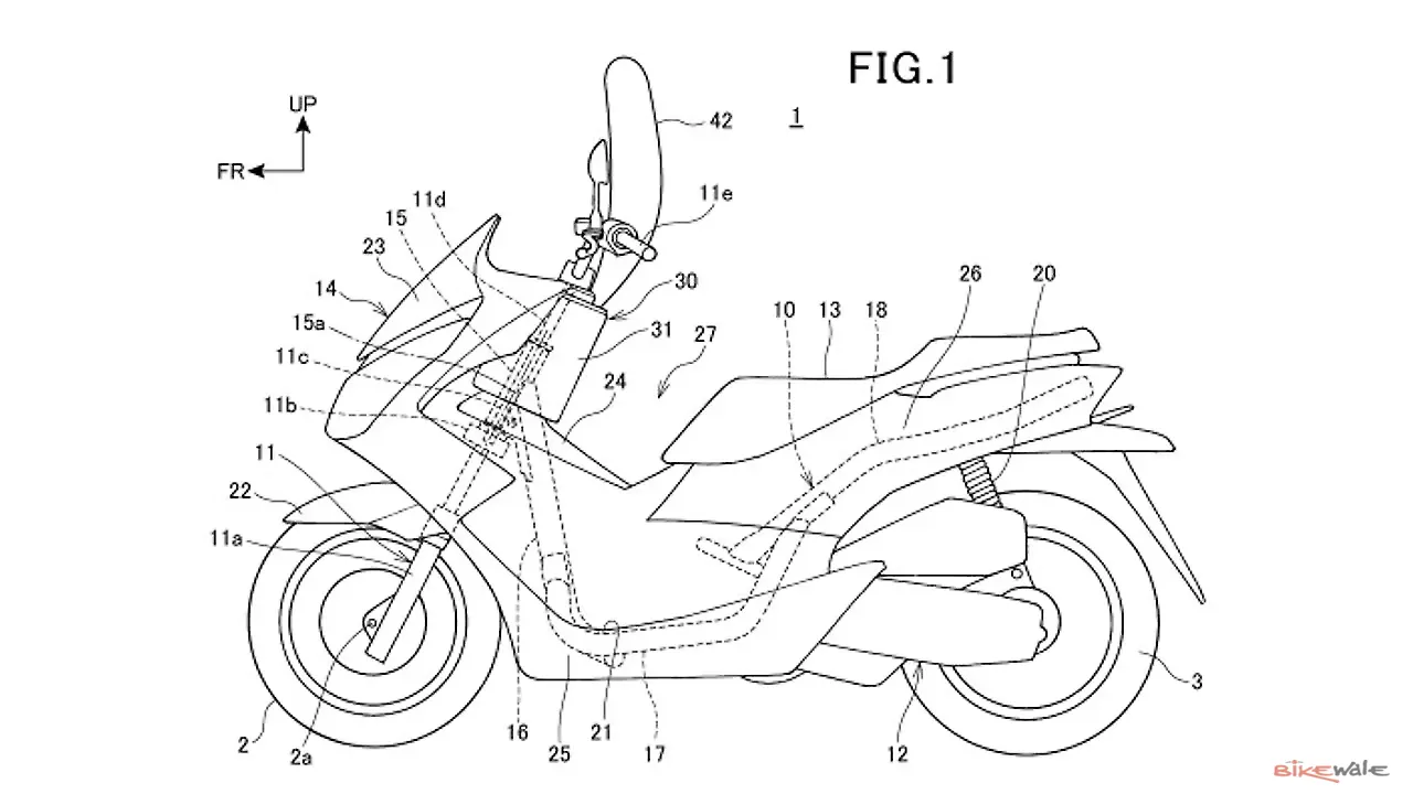 Honda working on airbag system for scooters! Honda working on airbag system for scooters!