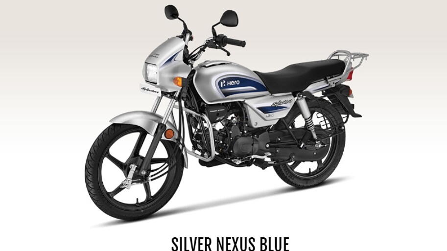 Hero Splendor Plus gets new Silver Nexus Blue colour option - BikeWale